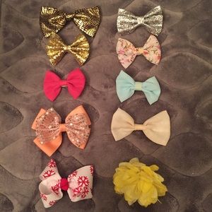 Adorable Bow Hair Clips